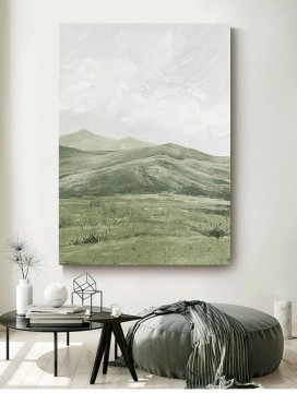 Landscapes Painting - Green Mounts 01